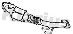 Filtr sadzy / filtr cząstek stałych, układ wydechowy KLARIUS 324026