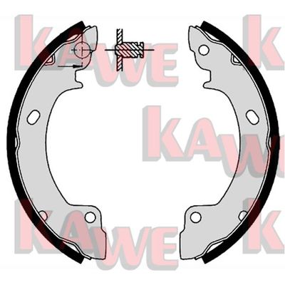 Комплект тормозных колодок KAWE 06410 для HYUNDAI S COUPE