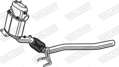 FILTRU FUNINGINE/PARTICULE SIST.DE ESAPAMENT WALKER 73310 1