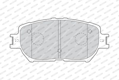 BREMSBELAGSATZ SCHEIBENBREMSE FERODO FDB1620 1