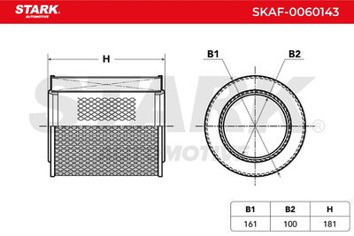 въздушен филтър STARK SKAF-0060143