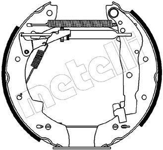 Комплект тормозных колодок METELLI 51-0088 для RENAULT 25