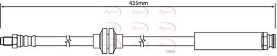 APEC Brake Hose HOS4143