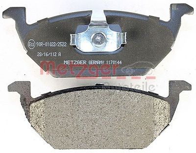 BREMSBELAGSATZ SCHEIBENBREMSE METZGER AUTOTEILE 1170144 2