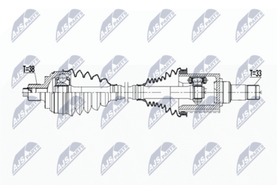 полуоска NTY NPW-WW-227
