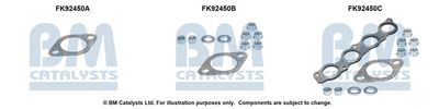 Монтажен комплект, катализатор BM Catalysts FK92450