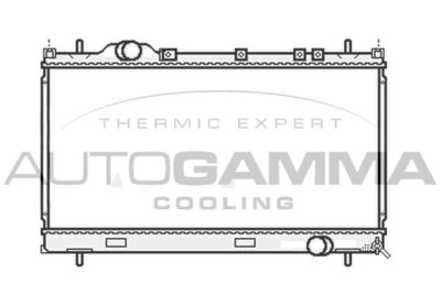 Радиатор, охлаждение двигателя AUTOGAMMA 107015 для CHRYSLER NEON