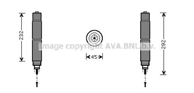 AVA-QUALITY-COOLING BWD078 Осушувач кондиціонера для MINI (Мини)