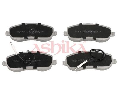 комплект спирачно феродо, дискови спирачки ASHIKA 50-00-0621