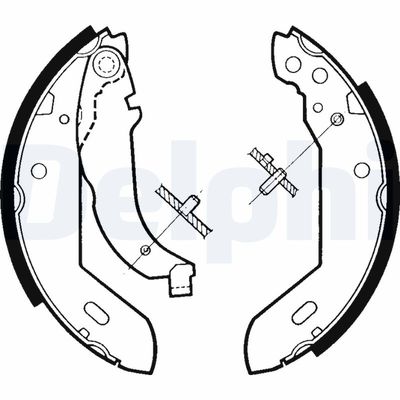 Brake Shoe Set LS1329