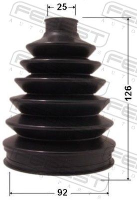 Bellow, drive shaft 0317P-RE20