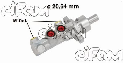 Главный тормозной цилиндр CIFAM 202-709 для TOYOTA YARIS