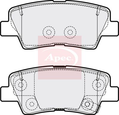 APEC Brake Pad Set, disc brake PAD2096
