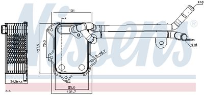 Oil Cooler, engine oil 90679