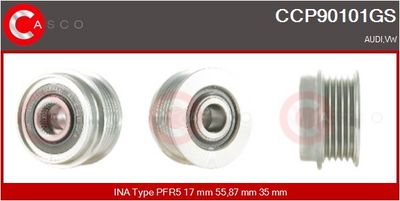 FULIE ALTERNATOR CASCO CCP90101GS