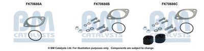 Монтажен комплект, изпускателна тръба BM Catalysts FK70686