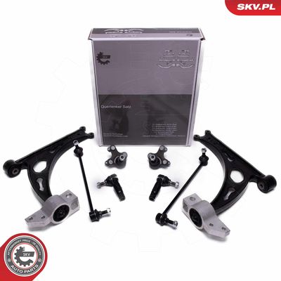 Control/Trailing Arm Kit, wheel suspension 04SKV900