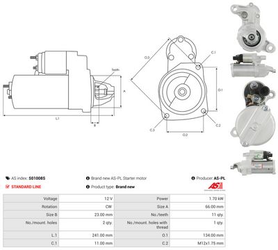 STARTER AS-PL S01008S 4