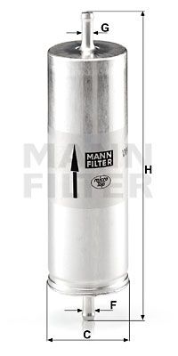 Топливный фильтр MANN-FILTER WK 516 для BMW 8