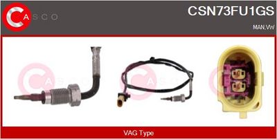 SENZOR TEMPERATURA GAZE EVACUARE