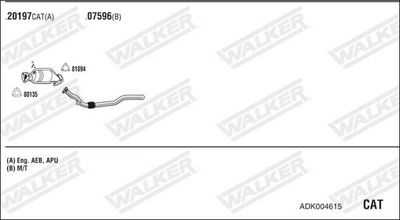 SISTEM DE ESAPAMENT WALKER ADK004615