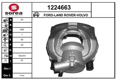 BREMSSATTEL SNRA 1224663