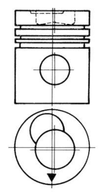Zuiger - 92969600 - KOLBENSCHMIDT