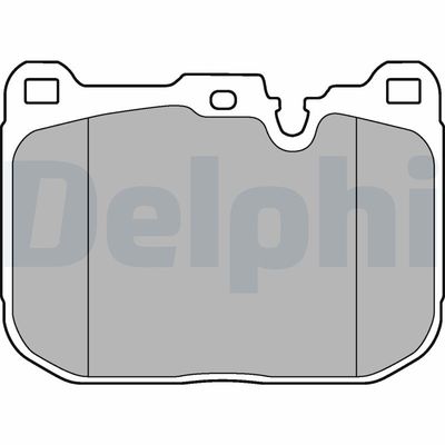 Brake Pad Set, disc brake LP3248