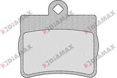 DIAMAX N09145 Тормозные колодки и сигнализаторы  для MERCEDES-BENZ C-CLASS (W202) C 200 D (202.122)