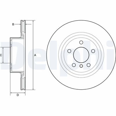 DISC FRANA DELPHI BG4644C