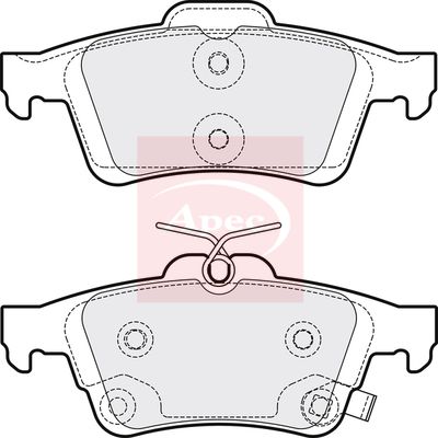 APEC Brake Pad Set, disc brake PAD2211