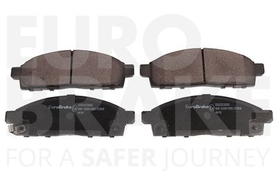 Комплект тормозных колодок, дисковый тормоз EUROBRAKE 5502223033 для FIAT FULLBACK
