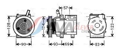 COMPRESOR CLIMATIZARE AVA Clever Choice HYAK259