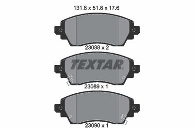 Brake Pad Set, disc brake 2308801