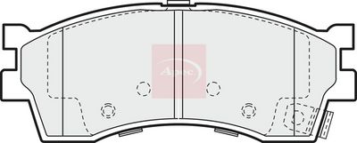 APEC Brake Pad Set, disc brake PAD1188