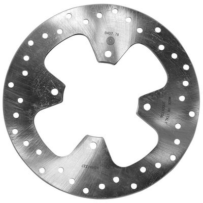 Brake disc Achter vast, 240/92x5mm 4x114mm, diameter bevestigingsgat 8,5mm, hoogte (tussenruimte) 0 past: MBK KILIBRE 125 (Skycruiser)/125 X-City/125R (X-Max)/250 X-City/250R (X-Max Sport)/250R (X-Max