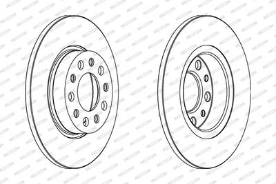BREMSSCHEIBE FERODO DDF1452 1
