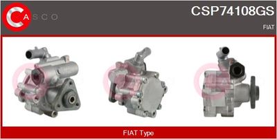 Гидравлический насос, рулевое управление CASCO CSP74108GS для FIAT LINEA