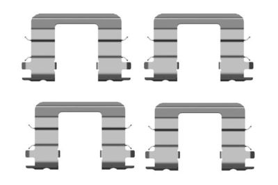 Комплектующие, колодки дискового тормоза BOSCH 1 987 474 441 для HYUNDAI i10