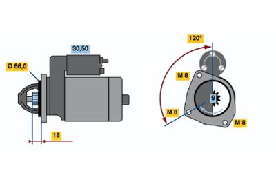 STARTER BOSCH 0986010260