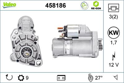 Startér VALEO 458186