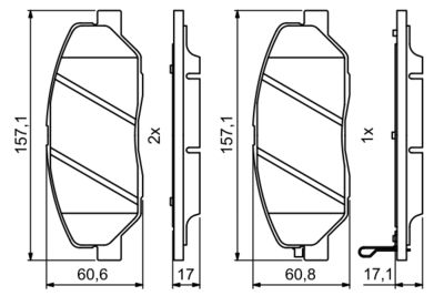 SET PLACUTE FRANA FRANA DISC BOSCH 0986494227 4