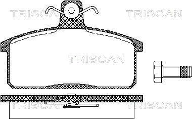 Комплект тормозных колодок, дисковый тормоз TRISCAN 8110 69013 для SUZUKI SAMURAI