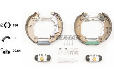 Комплект тормозных колодок TEXTAR 84054400 для ZASTAVA 10