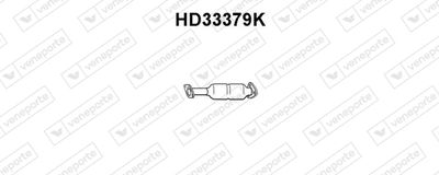 VENEPORTE HD33379K Каталізатор  для HONDA (Хонда)