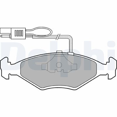 Brake Pad Set, disc brake LP604