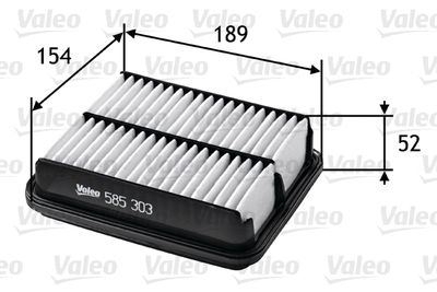 VALEO 585303 Воздушный фильтр  для SUZUKI BALENO (Сузуки Балено)