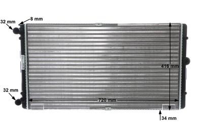 RADIATOR RACIRE MOTOR MAHLE CR829000S 11