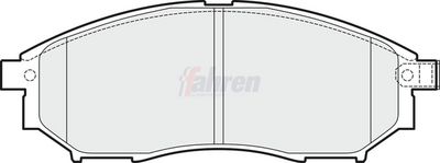 Fahren Brake Pad Set, disc brake FBP3209