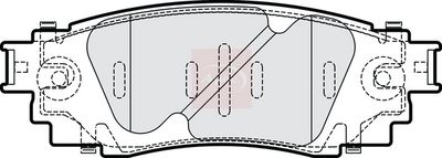 APEC Brake Pad Set, disc brake PAD2307